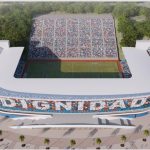 Foto: Modelo del nuevo Estadio Nacional de Fútbol "Dignidad"
