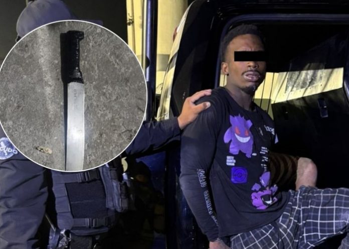 Foto: Hondureño ataca a su novia con machete /Cortesía