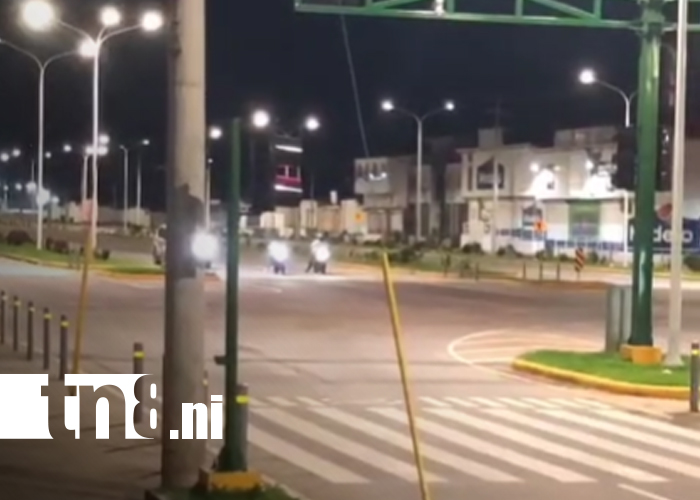 Foto: Carreras ilegales en la Pista Héroes de la Insurrección, Managua /TN8
