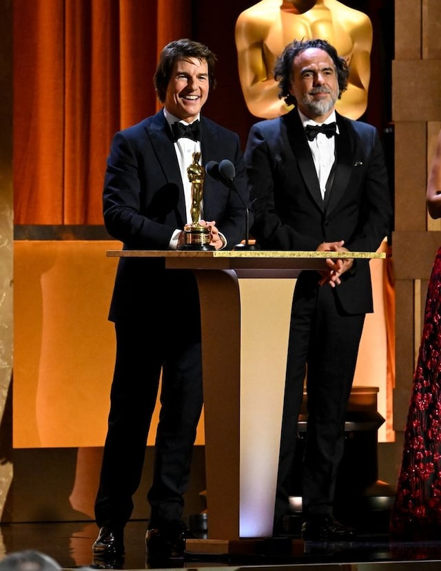 Foto: Tom Cruise recibe su primer Oscar