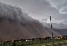 Foto: Un fenómeno climático estremecedor paralizó Argentina / cortesía