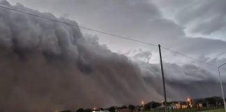 Foto: Un fenómeno climático estremecedor paralizó Argentina / cortesía