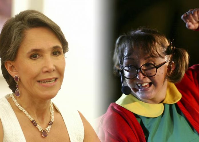 Foto: Florinda Meza rinde homenaje a la Chilindrina / Cortesía