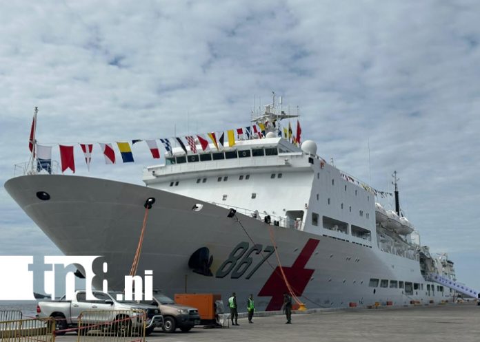 Foto: Nicaragua da la bienvenida al Buque Hospital “Arca de la Ruta de la Seda” /TN8