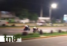 Pobladores denuncian carreras ilegales en la Pista Héroes de la Insurrección Foto: Carreras ilegales en la Pista Héroes de la Insurrección, Managua /TN8