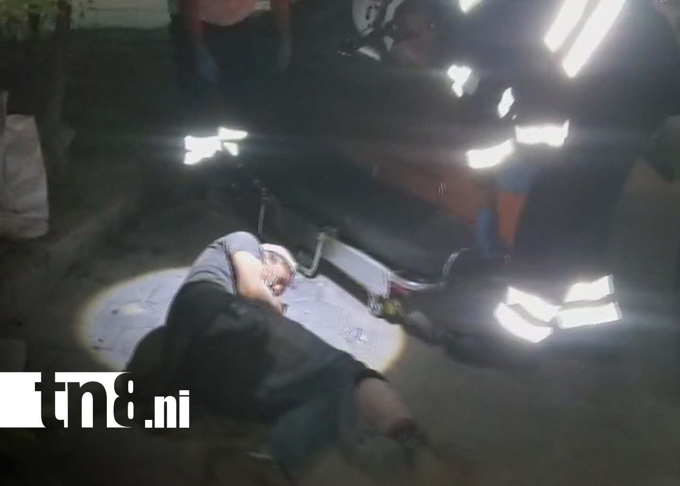Foto: Conductor se da a la fuga tras insólito atropello en Estelí/ TN8
