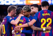 El Barça celebra su 126º aniversario con Raphinha al mando Barcelona, Yamal, Raphinha, Olmo