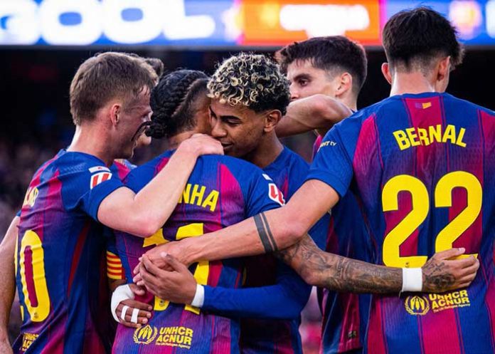 Barca-web Barcelona, Yamal, Raphinha, Olmo