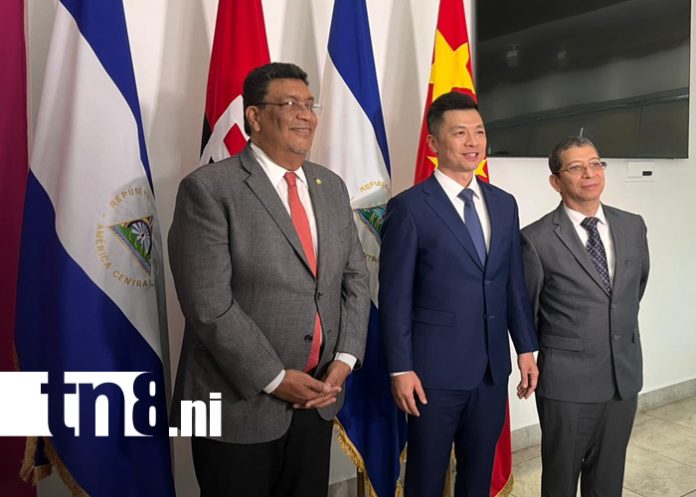 Foto: Nicaragua da la bienvenida oficial al diplomático chino Qu Yuhui / TN8