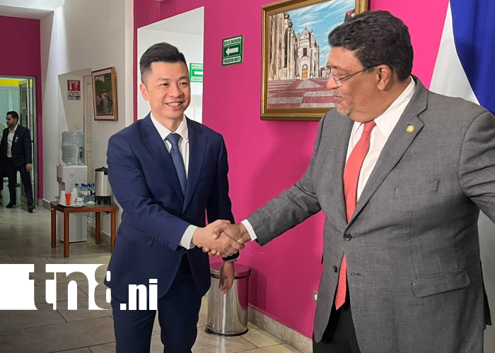 Foto: Nicaragua da la bienvenida oficial al diplomático chino Qu Yuhui / TN8