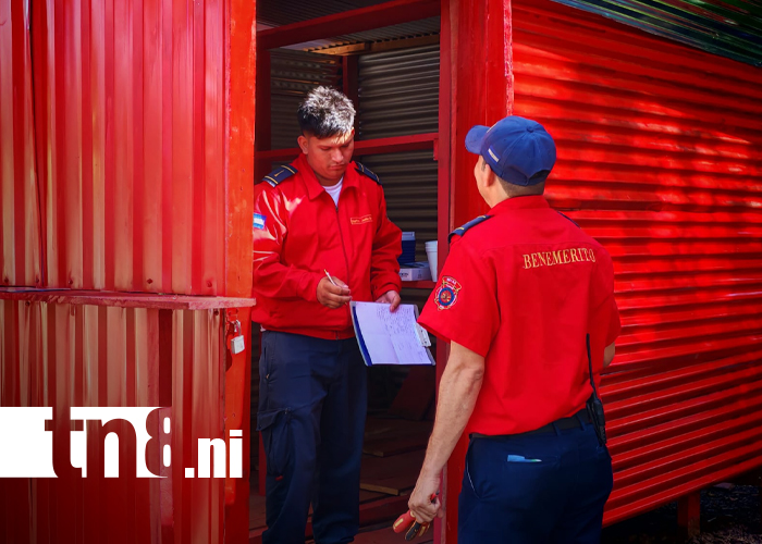 Foto: Bomberos inspeccionan cada puesto autorizado en Rivas /TN8