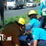 Foto: Atención inmediata salva la vida de motociclista accidentado en Masaya/ TN8