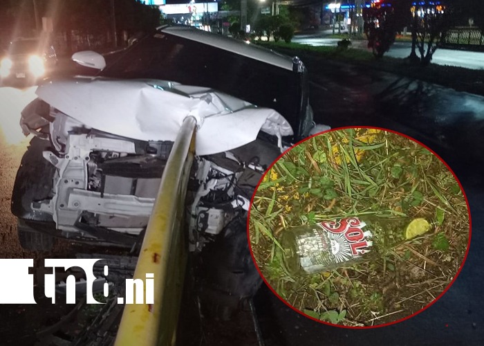 Foto: ‘La Juan Pablo’ protagoniza supuesto accidente en Managua /TN8