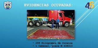 Foto: Incautan 299 kilos de cocaína en Estelí /Cortesía