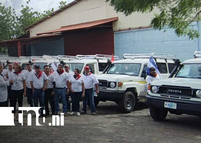 Foto: Nuevas ambulancias para el sistema de salud de Nicaragua / TN8