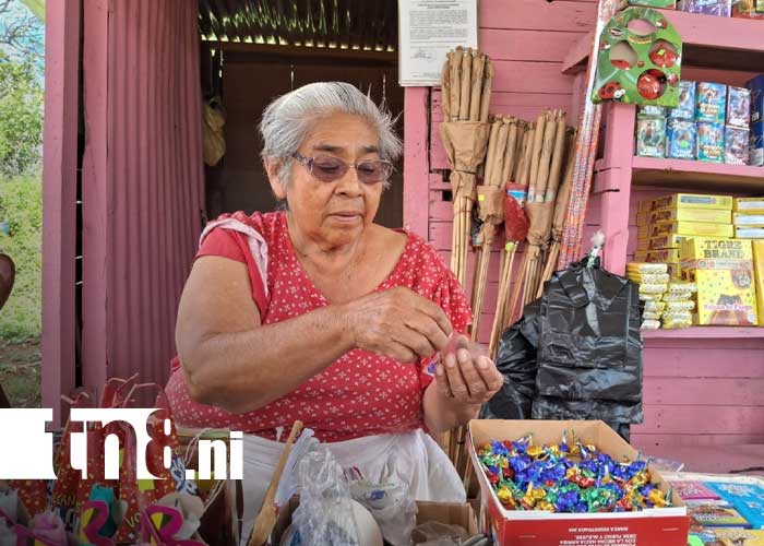 Foto: Comercio de pólvora en Carazo / TN8