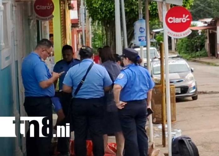 Foto: Hallazgo de un hombre en una calle de Jinotepe, Carazo / TN8