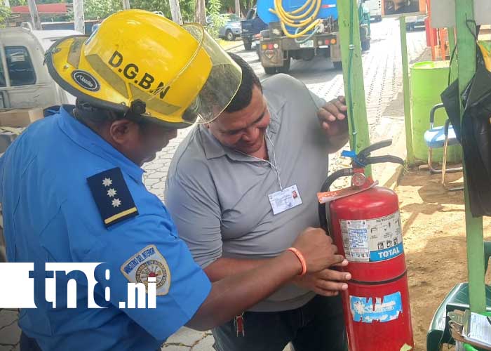 Foto: Inspección de puestos de pólvora en El Dorado, Managua / TN8