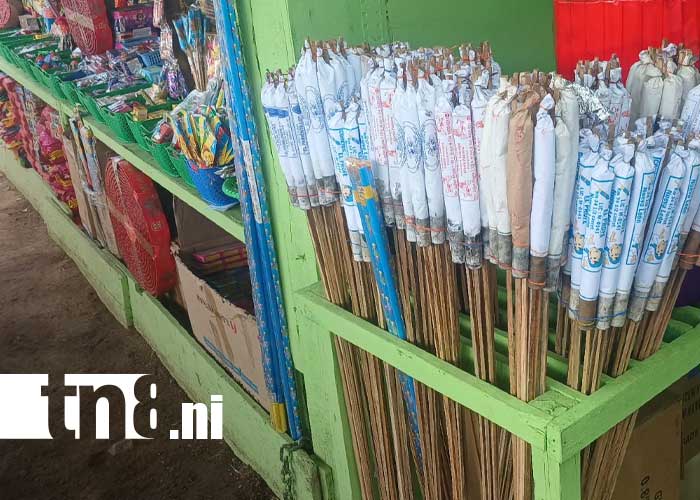 Foto: Inspección de puestos de pólvora en El Dorado, Managua / TN8