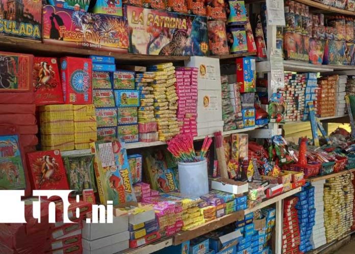 Foto: Inspección de puestos de pólvora en El Dorado, Managua / TN8