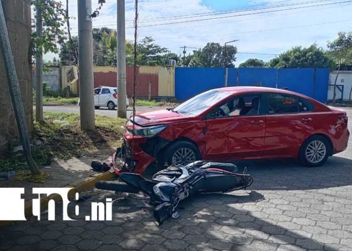 Foto: Fuerte accidente de tránsito en Ciudad Sandino / TN8 Foto: Fuerte accidente de tránsito en Ciudad Sandino / TN8