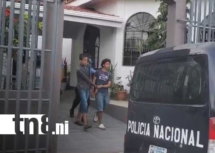 Foto: Capturaron a jóvenes en Estelí en una iglesia tras supuestamente robar / TN8