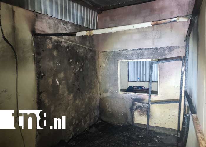 Foto: Incendio en Villa Reconciliación Norte, Managua / TN8
