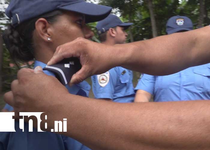 Foto: Ascenso en grados del Ministerio del Interior en Nicaragua / TN8