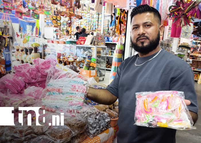 Foto: Productos de La Gritería en mercados de Managua / TN8