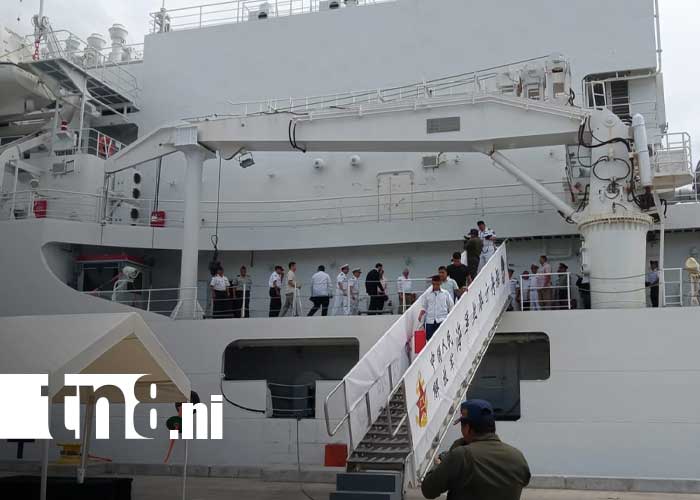 Foto: Se despide de Nicaragua el barco chino, Arca de la Ruta de la Seda / TN8