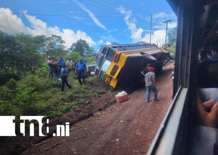 Foto: Accidente de tránsito en San José de Bocay, Jinotega / TN8