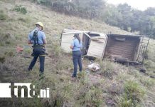 Foto: Accidente con camioneta y cortadores de café en Boaco / TN8