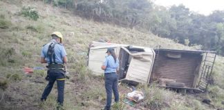 Foto: Accidente con camioneta y cortadores de café en Boaco / TN8