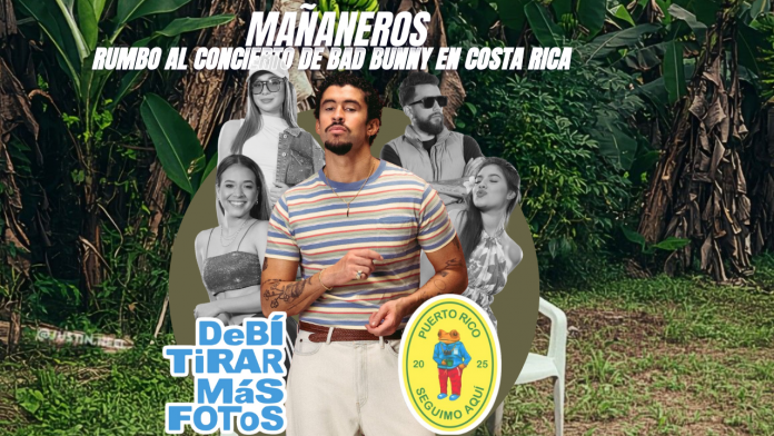 Foto: Los Mañaneros rumbo al concierto de Bad Bunny en Costa Rica