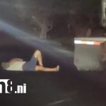 Foto: Extraño incidente con conductor de furgón en Rivas / TN8