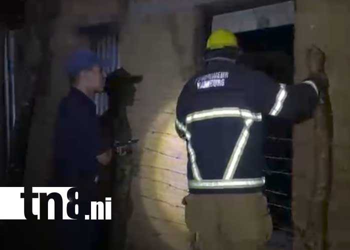 Foto: Incendio en una vivienda de Ocotal, Nueva Segovia / TN8