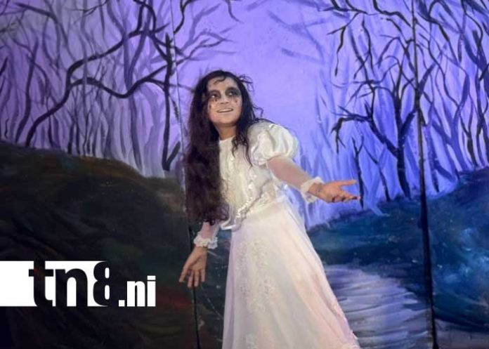 Foto: Leyenda de La Llorona representada por obra en Casa de Cultura en Managua / TN8 Foto: Leyenda de La Llorona representada por obra en Casa de Cultura en Managua / TN8