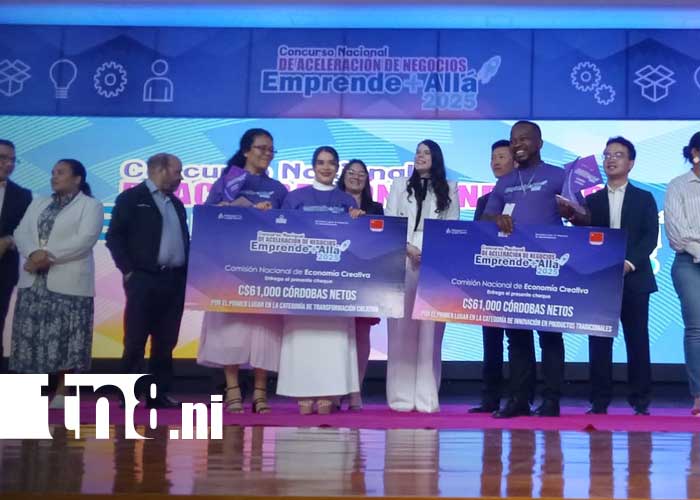 Foto: Premian a emprendedores creativos de Nicaragua / TN8