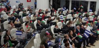 Foto: Parlamento de Nicaragua en solidaridad con Palestina / TN8
