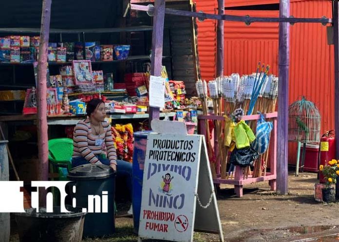 Foto: Venta de pólvora en Chinandega / TN8