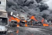 Foto: Bodega de 10 mil m² arde en llamas en Costa Rica /Cortesía