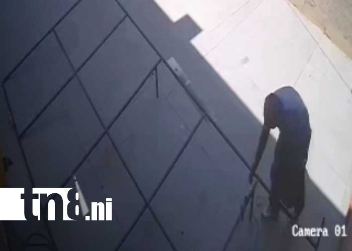Foto: Robo de pulidora a un obrero en Managua / TN8