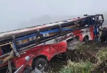 Foto: Aumentan a 21 los muertos por caída de un autobús a un abismo en Ecuador /Cortesía