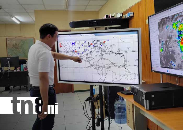 Foto: Vientos fríos y lluvias para esta semana, pronostica el INETER Nicaragua / TN8