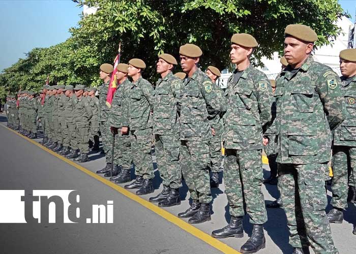 Foto: Homenaje al Soldado de la Patria por parte del Ejército de Nicaragua / TN8