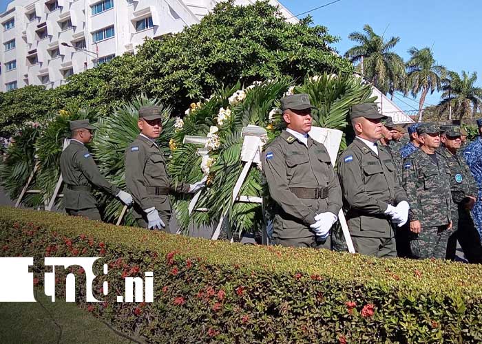 Foto: Homenaje al Soldado de la Patria por parte del Ejército de Nicaragua / TN8