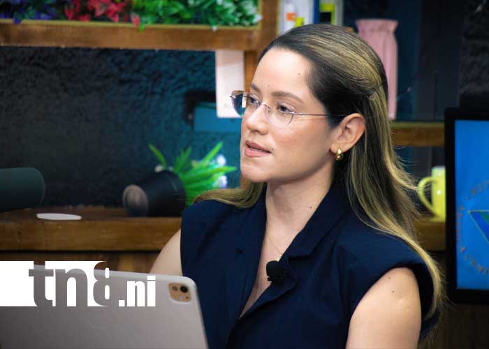 Foto: Nahima Díaz, directora general de TELCOR en Nicaragua / TN8