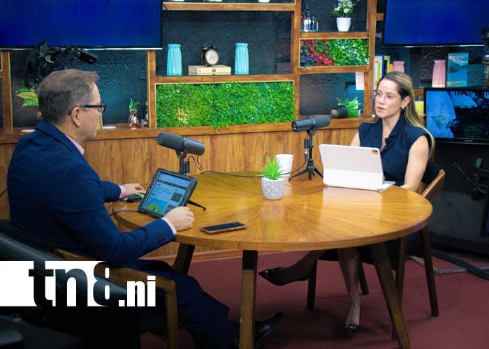 Foto: Nahima Díaz, directora general de TELCOR en Nicaragua / TN8
