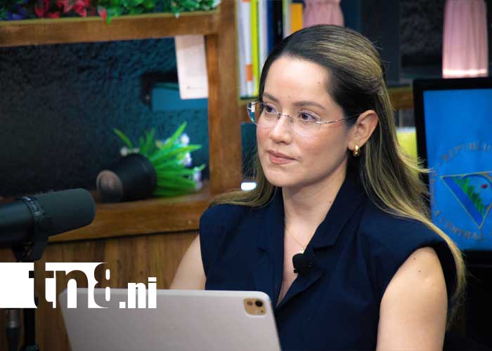Foto: Nahima Díaz, directora general de TELCOR en Nicaragua / TN8