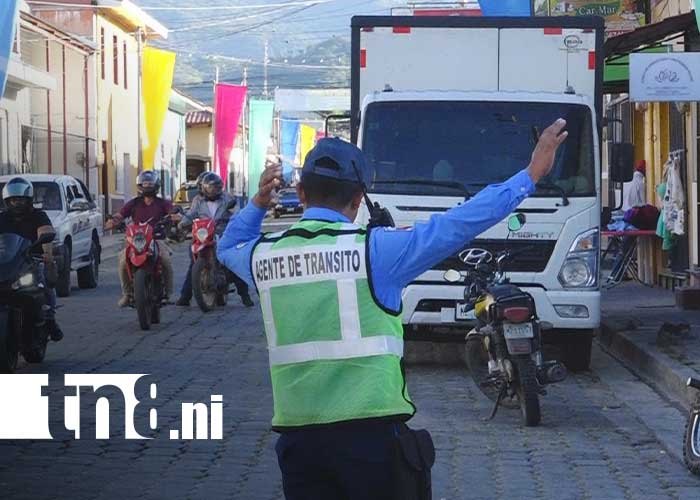 Foto: Seguridad vial en Madriz / TN8